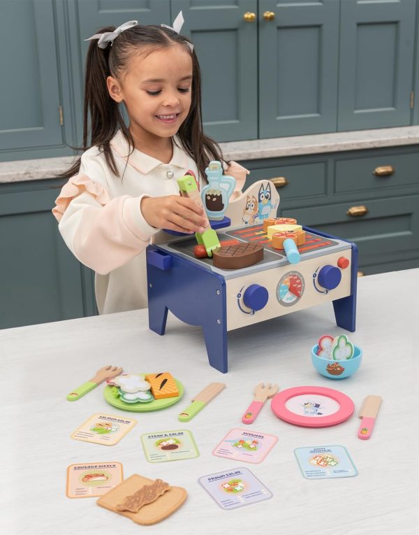 Bluey - Dine in with Bluey Set, 32-Piece Wooden Toy Set with Magic Asparagus, Plates, Utensils & More, Perfect for Role-Play & Imaginative Fun, FSC-Certified, Suitable for 3 Years & Up - Image 21