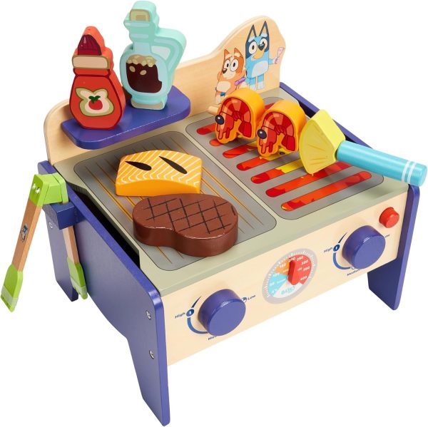 Bluey - Dine in with Bluey Set, 32-Piece Wooden Toy Set with Magic Asparagus, Plates, Utensils & More, Perfect for Role-Play & Imaginative Fun, FSC-Certified, Suitable for 3 Years & Up - Image 24