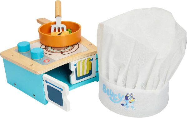 Bluey – Picnic Basket Set – 30 Piece Wooden Roleplay Toy with Carry Case, Cutlery & Pretend Food Accessories for Kids – FSC-Certified Material – Fun Imaginative Kit for 3 Years and Up - Image 33
