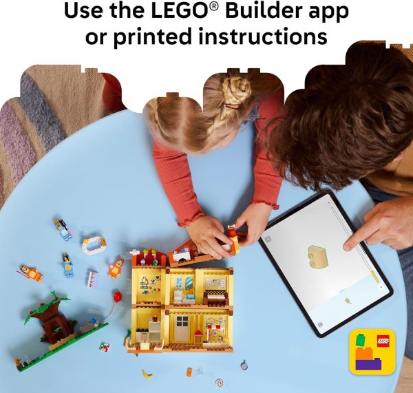 LEGO Bluey: Bluey’s Family House - Toddler Toy for 4 Year Old Boys and Girls - House Playset Includes Bluey and 5 Popular Characters - Great Birthday Gift Idea for Preschoolers - 11203 - Image 4